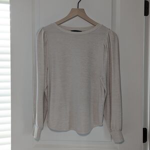 Banana Republic Cream Long Sleeve Top